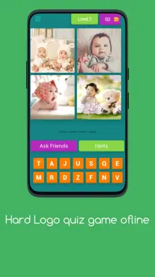 Hard Logo quiz game ofline android App screenshot 3