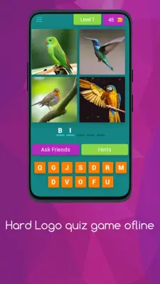 Hard Logo quiz game ofline android App screenshot 4